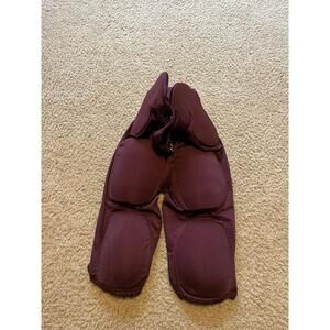 Augusta Sportswear Youth Football Pants With Pads Maroon Size Youth Large